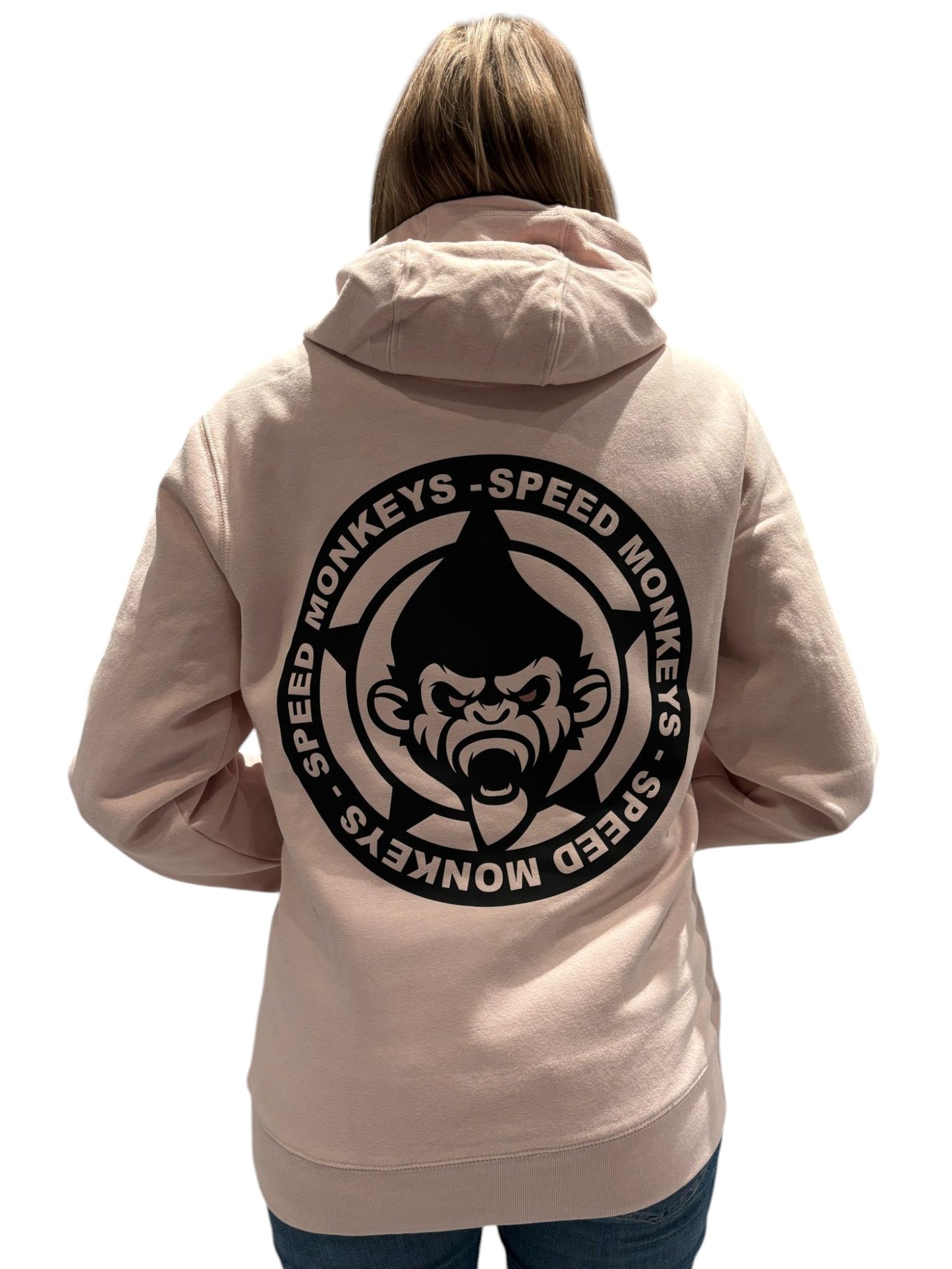 HOODIE MNKYfiziert ROSE/METALLIC UNISEX