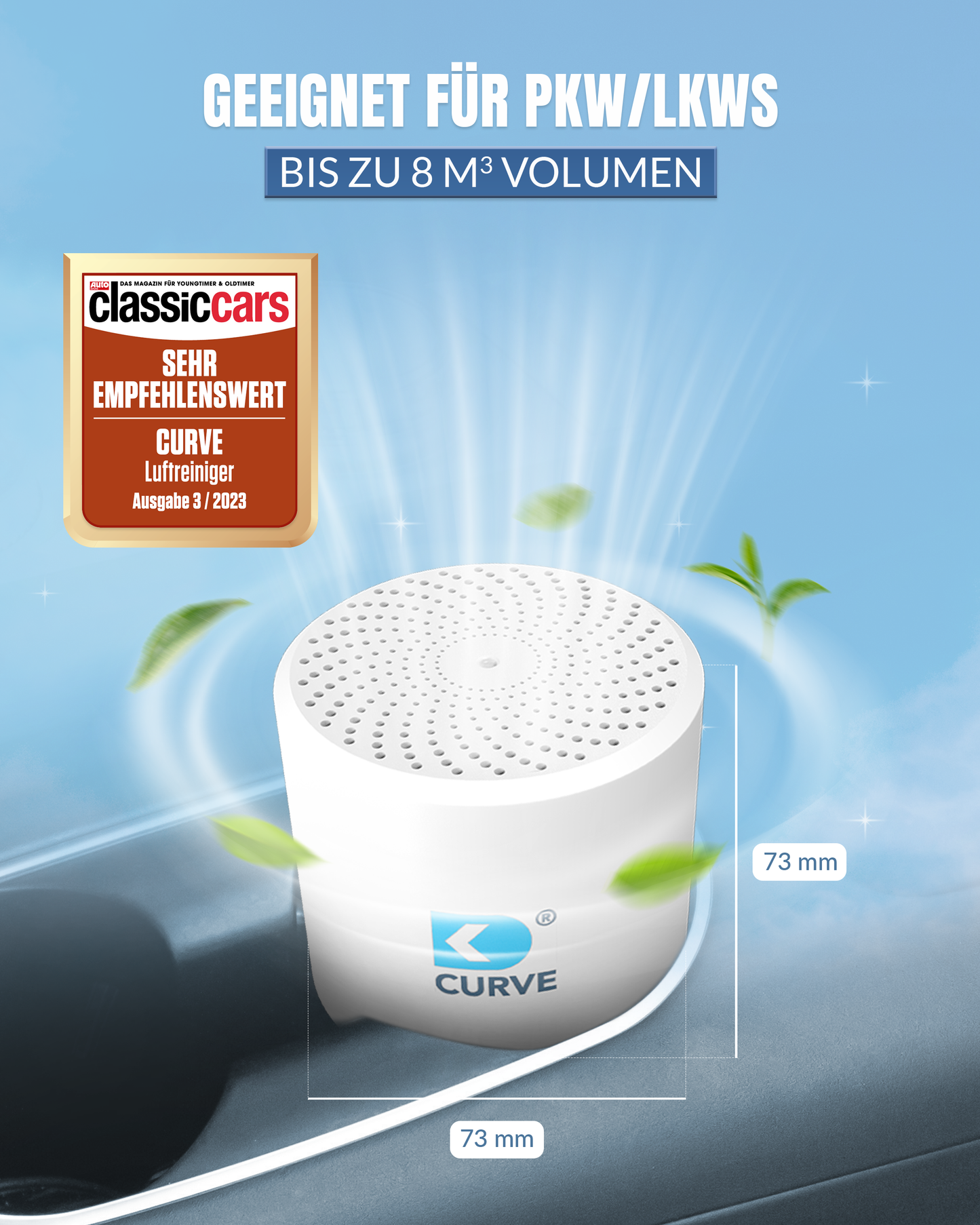 CURVE Luftreiniger BRIGHT WHITE