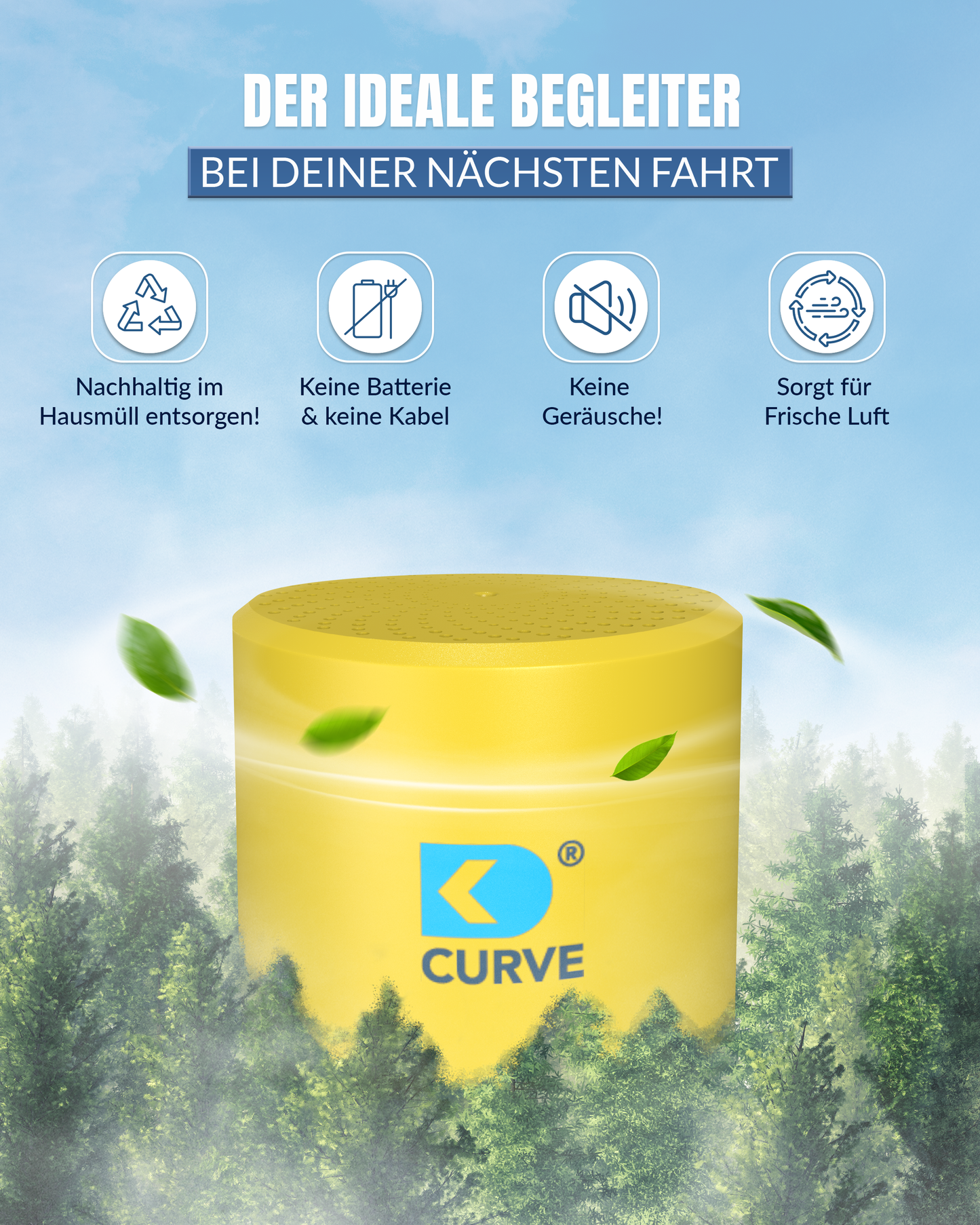 CURVE Luftreiniger SPRING YELLOW