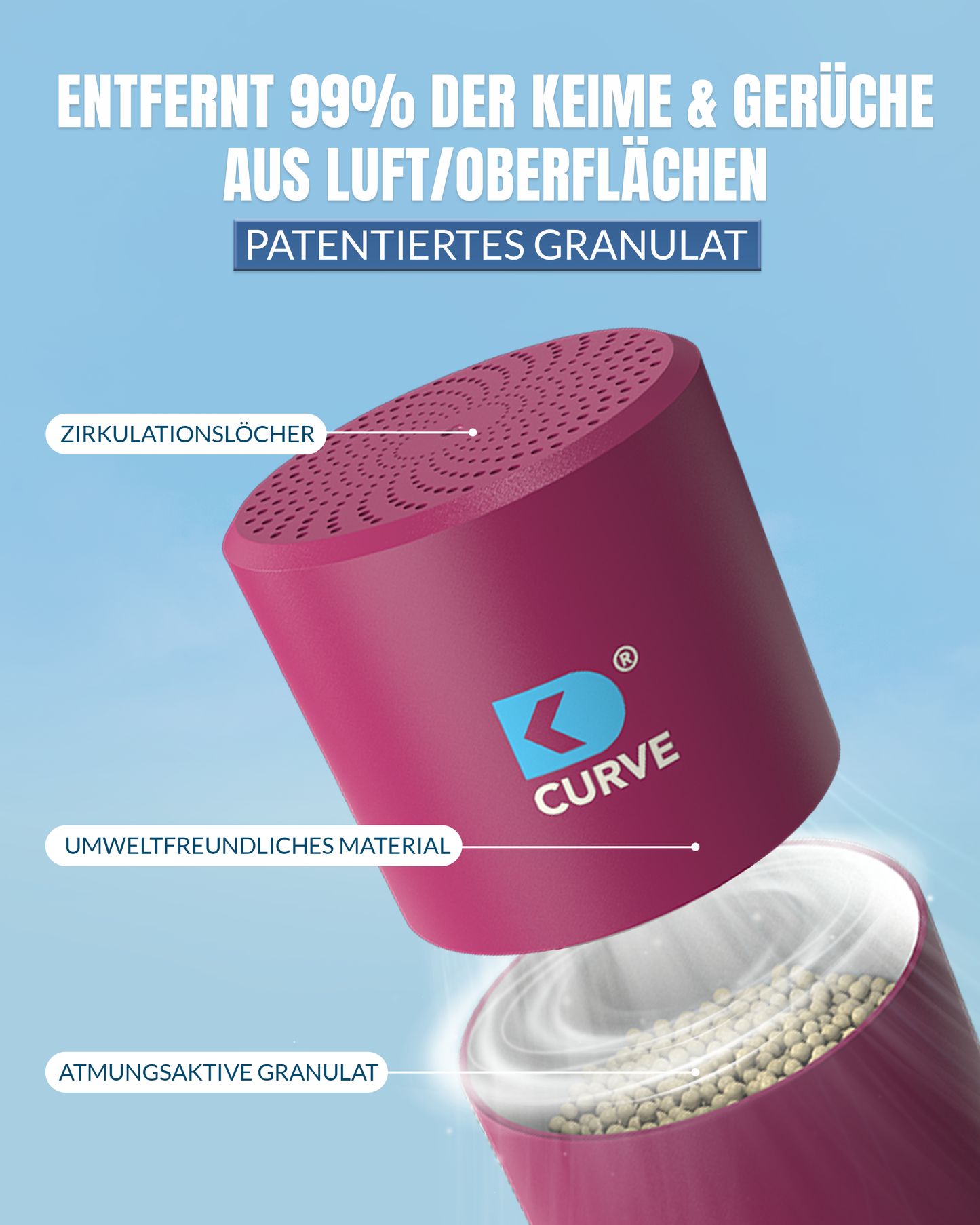 CURVE Luftreiniger LITTLE CHERRY