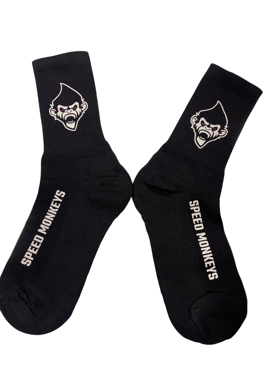 CREW SOCKS MNKYfiziert BLACK/WHITE UNISEX