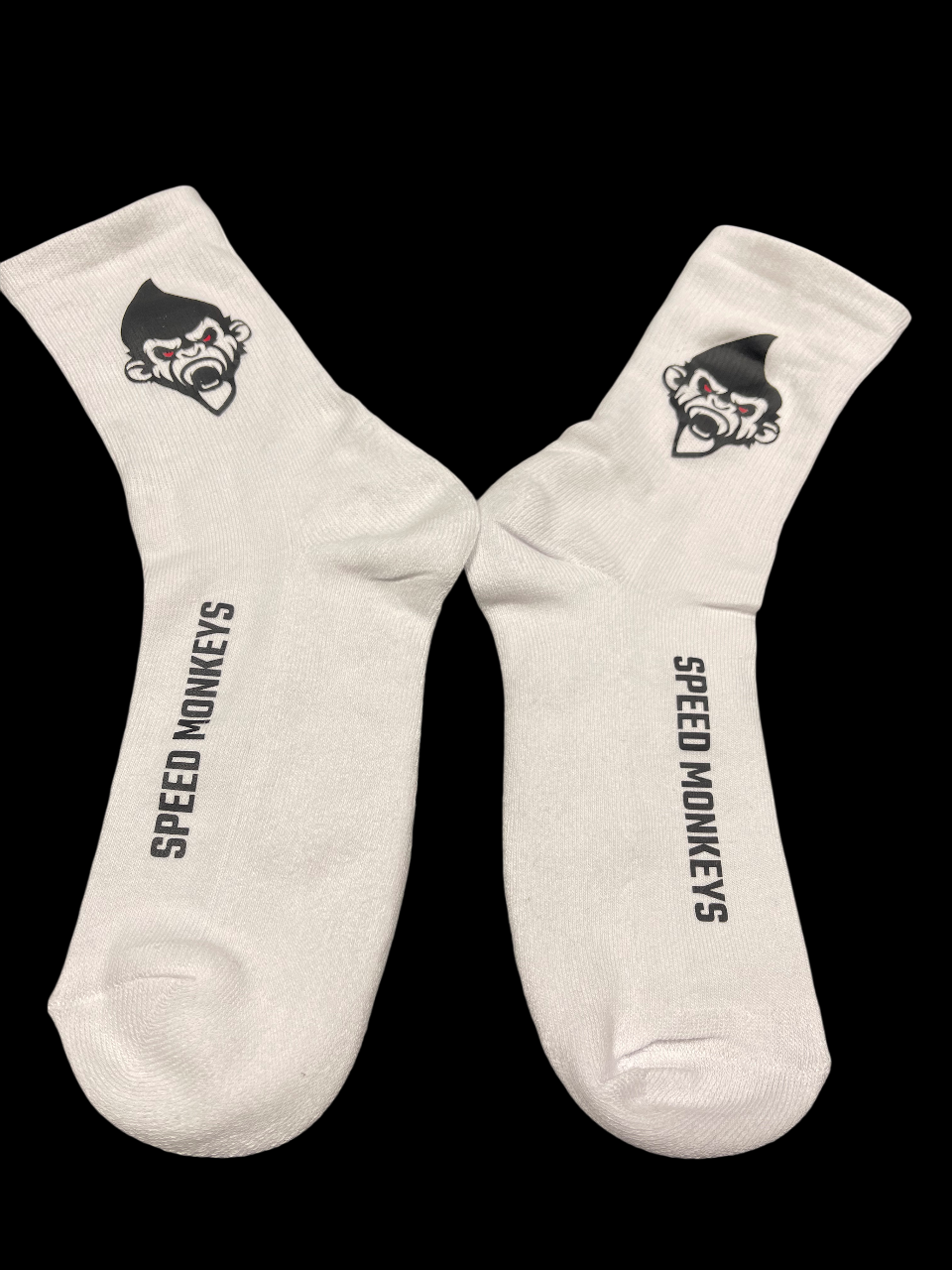 CREW SOCKS MNKYfiziert WHITE/BLACK UNISEX